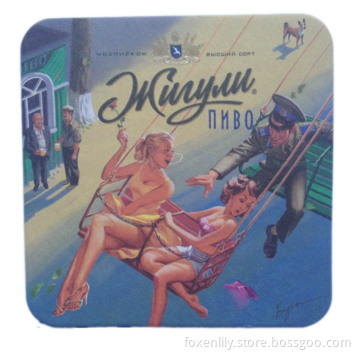Promotional Gift with Logo Printing Coasters for Beer Cooler Pad